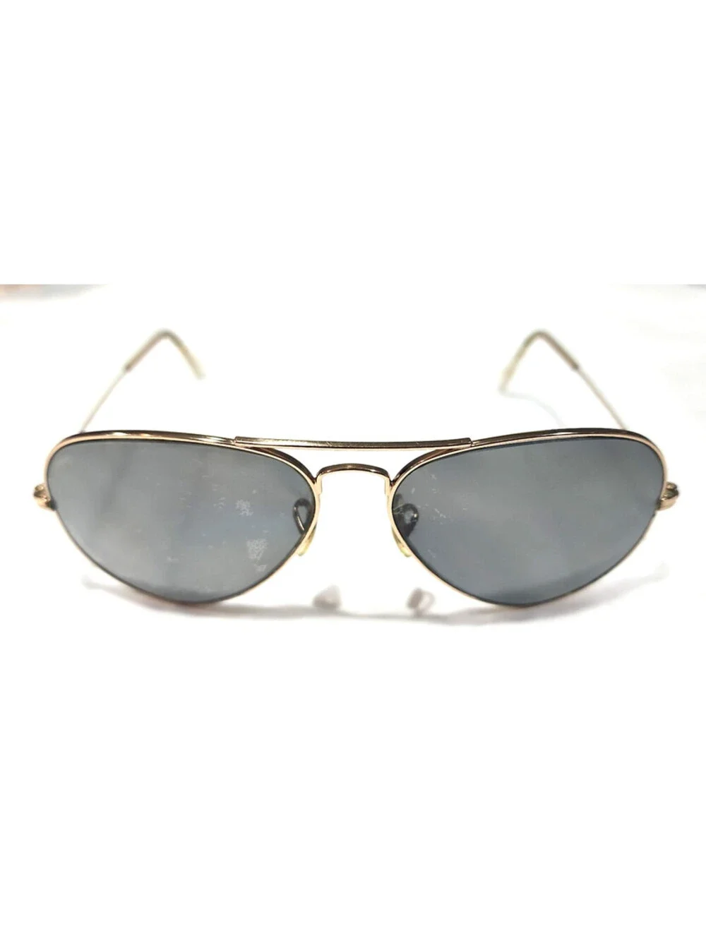 Ray Ban RB3025 L0205 No Lenses Aviator Gold Sunglasses Frame 58-14